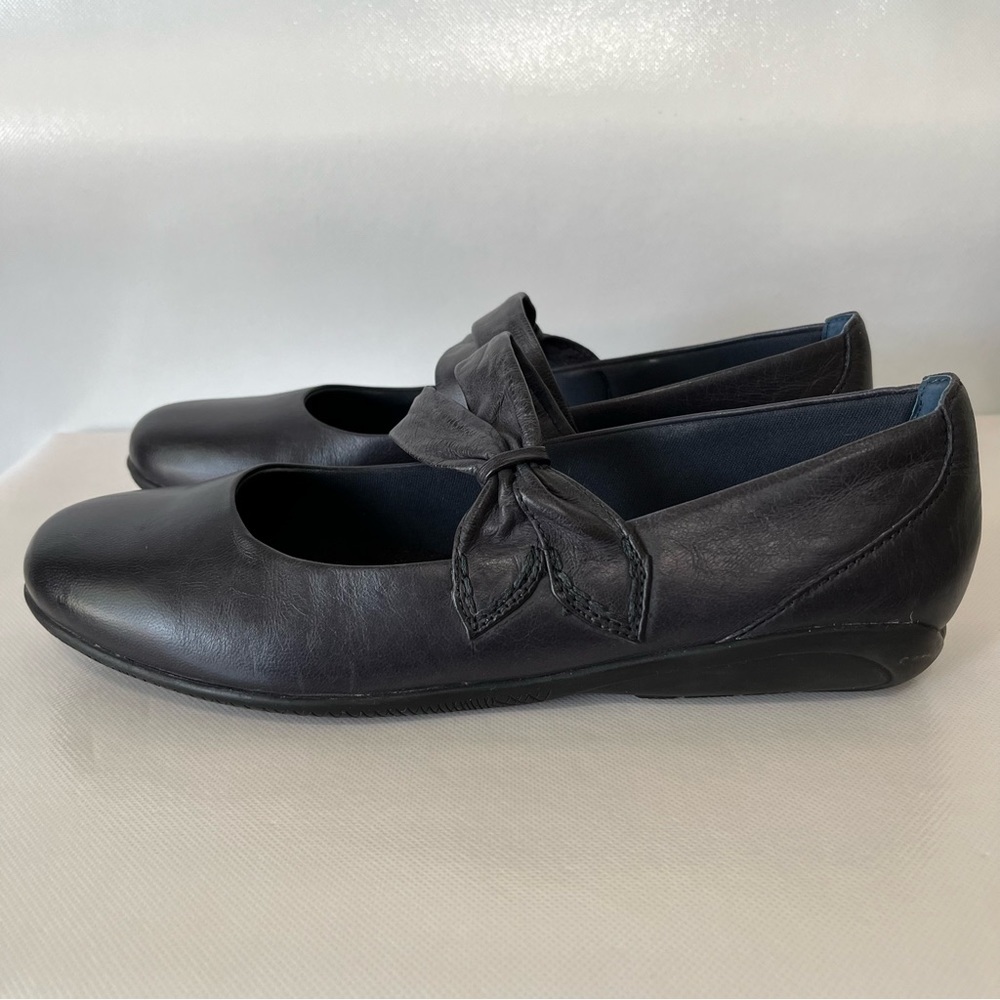 Walking Cradles Navy Blue Mary Jane Flats SLIM